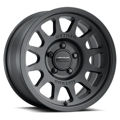 Aluminum Wheels 16x6 Bead Grip MR703 Bolt Pattern 5 On 130 Offset 68 Lip Size 0 Matte Black MB Method product image