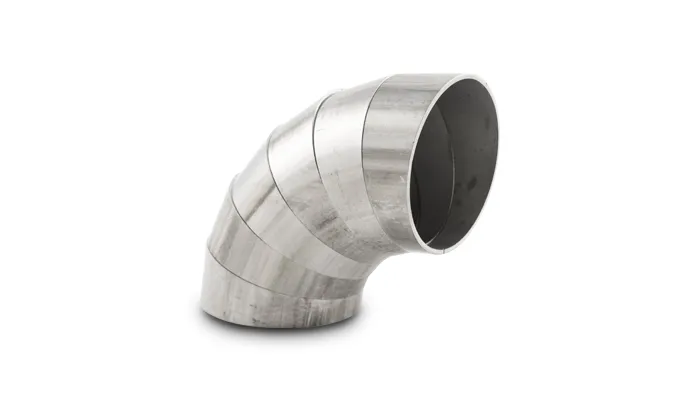 Stainless Steel Pie Cuts; 3 in. Tube OD; 2.75 in. Centerline Radius; 15 Deg. Bend Angle; 6 Pcs.; 304 Stainless Steel; 90 Degree Elbow; product image