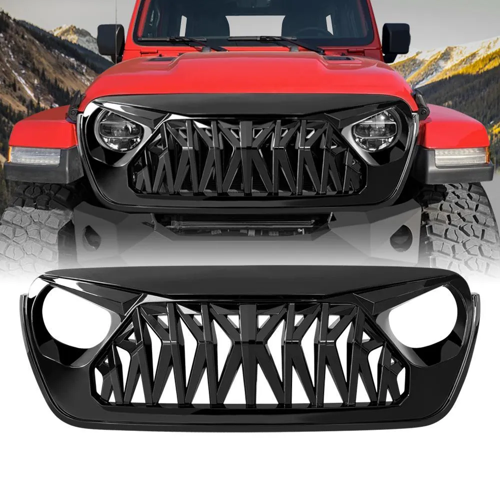 American Modified Amjpca00104 Shark Grille - Glossy Black product image