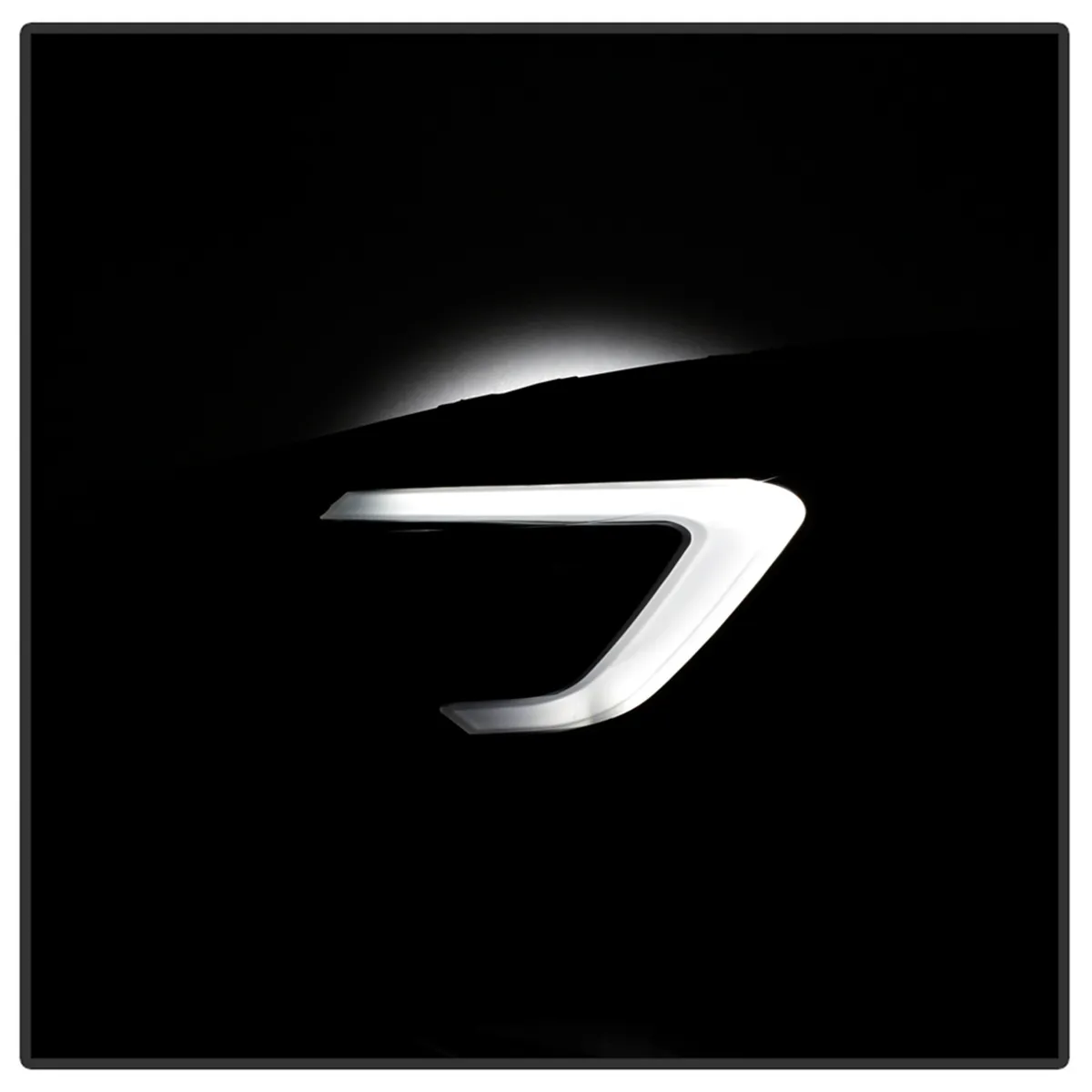 LED Light Bar Projector Headlights; Black; Halogen Models Only; Will Not Fit Xenon/HID Model; product image