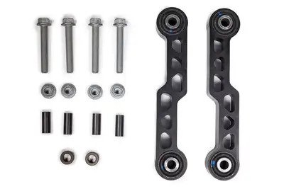 Steer Smarts Jeep Front Sway Bar End Link Kit Yeti XD Black Fits 2.5- 3.5 Inch Lift For 07-24 Wrangler JK/JL/Gladiator Steer Smarts