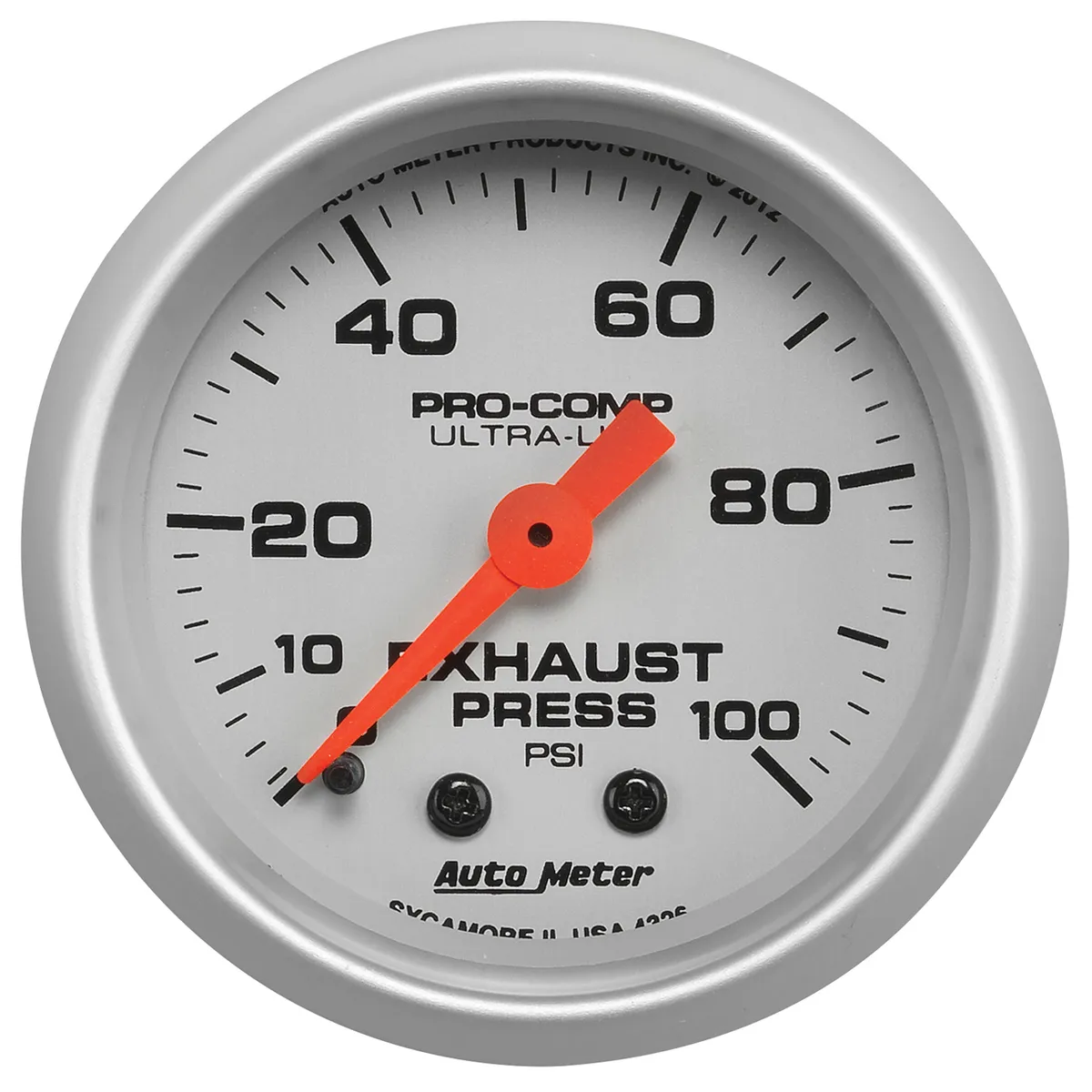 Gauge, Exhaust Press, 2 1/16", 100psi, Mechanical, Ultra-Lite product image