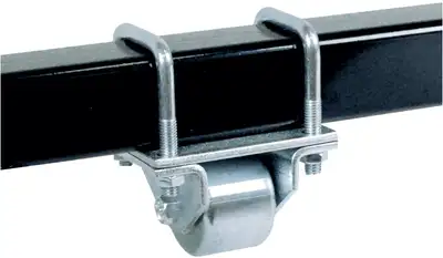 Ultra Fab Products Ultra Hitch Mount Steel Roller Fits 2 1/2 in Bars Silver