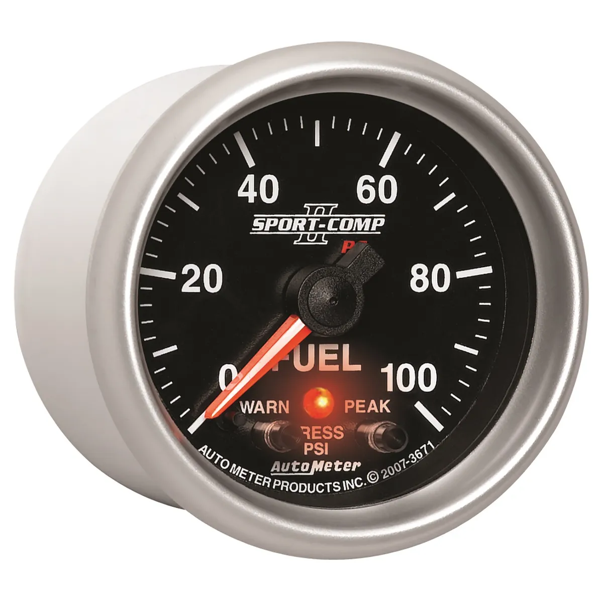 Gauge, Fuel Press, 2 1/16", 100psi, Digital Stepper Motor w/Peak & Warn, Sport-Comp II product image
