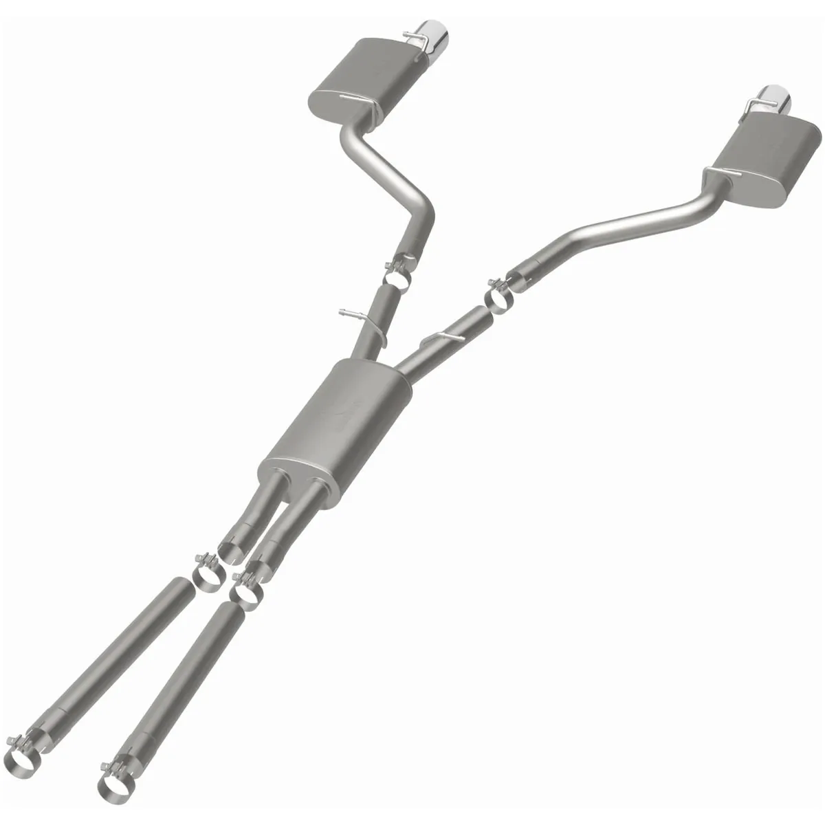 MagnaFlow 2006-2010 Dodge Charger 5.7L | 2005-2008 Dodge Magnum 5.7L Street Series Cat-Back Performance Exhaust System 15628 product image