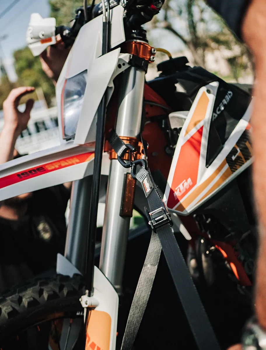 1 Inch x 10' Cam-Lock Tie Down with Snap S-Hooks and Soft-Tie 2 Pack Red SpeedStrap product image