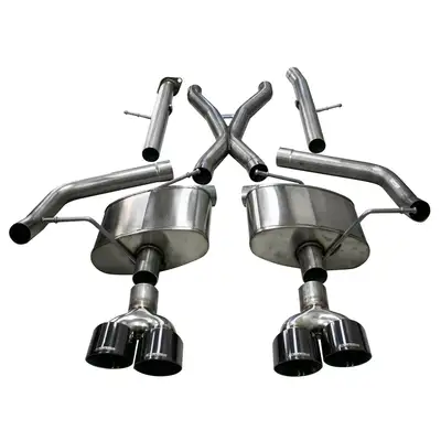 Corsa Performance Xtreme, Sport / 2.75 in Cat-Back 4.5 in Twin Tips | 2018-21 Jeep Grand Cherokee TrackHawk (21052, 21051)