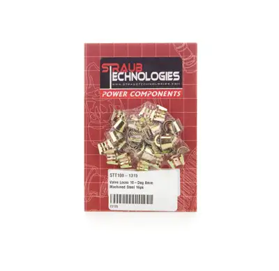 Straub Technologies Valve Locks 10-Deg 8mm Machined Steel 16pk