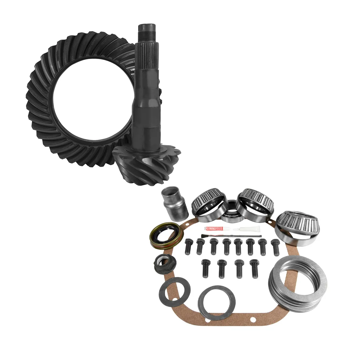 10.5 Inch Ford 4.11 Rear Ring & Pinion And Install Kit 10.5 Inch Ford 4.11 Rear R&P Gear/ Install Kit Package '11&Up F250/ '11-'16 F350 Srw Yukon Gear product image