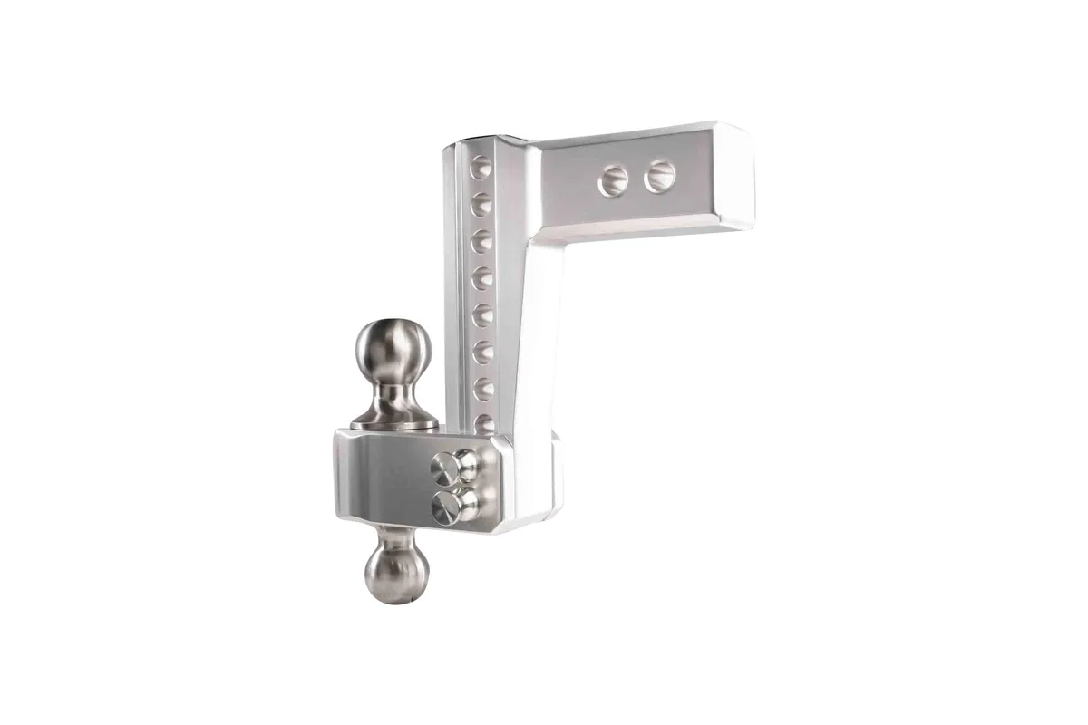 2.5" Aluminum Medium Duty Hitch 6" Drop/Rise w/ Stainless Steel Dual Ball product image