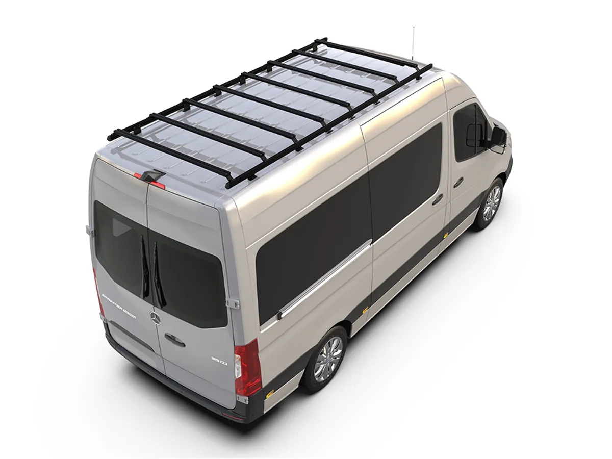 Mercedes Benz Sprinter L2H2170in MWBHigh Roof 2007-Current Slimpro Van Rack Kit - by Front Runner product image