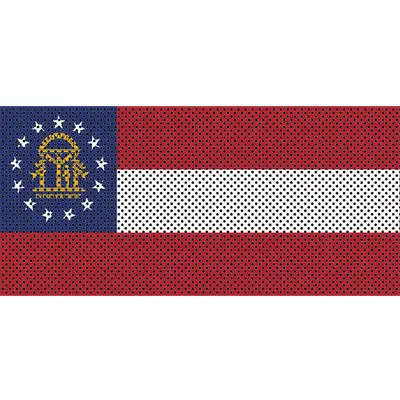 Under The Sun Inserts Georgia State Flag