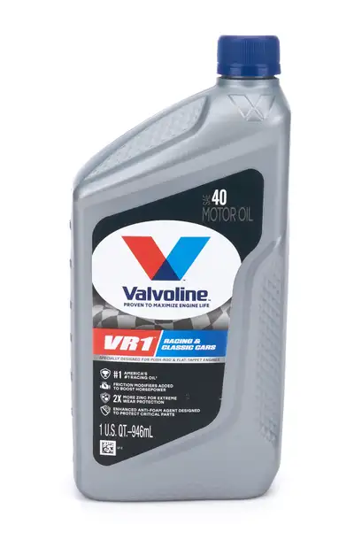 Valvoline HP 40W Racing Oil VR1 1 QT