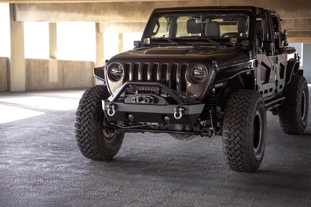 DV8 Offroad FBJL-05 Jeep Wrangler JK/JL & Gladiator JT FS-15 Series Front Bumper product image
