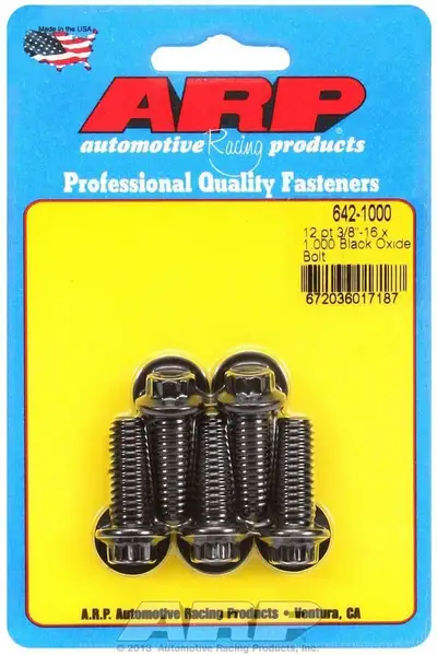 ARP Auto Racing 3/816 x 1.000 12pt Black Oxide Bolts