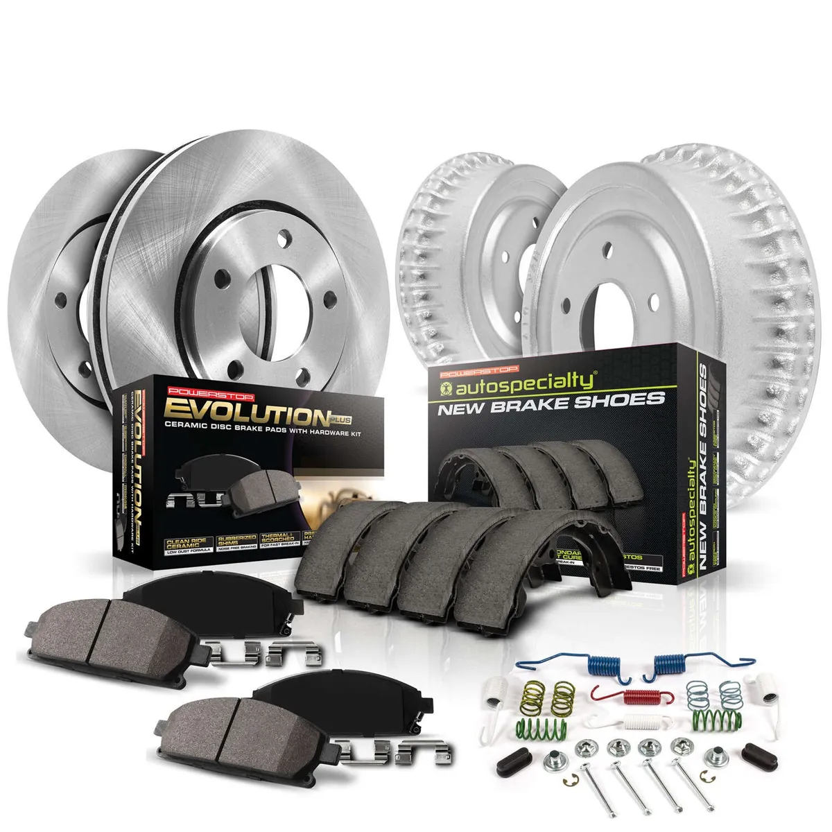 PowerStop Autospecialty Brake Kit fr 1998-2003 Toyota Sienna
