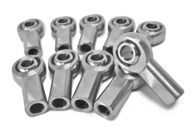 Steinjager Inch Female Carbon Steel, Nylon Race 5/16-24 RH 10 Pack