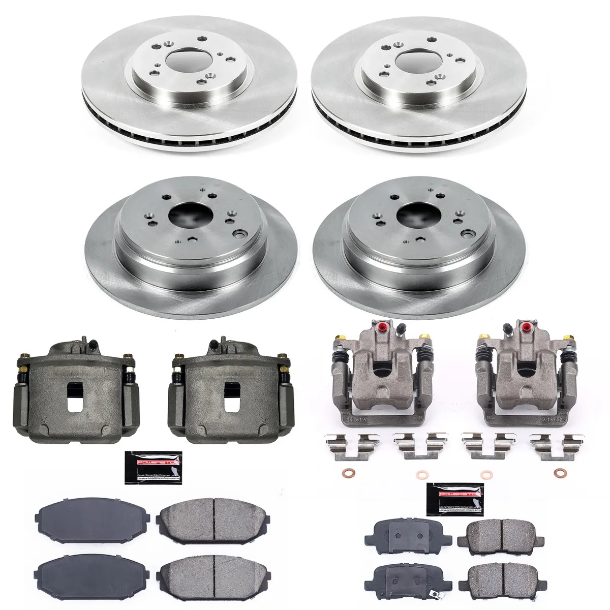 Z17 Direct Replacement Kit: Rotors; Ceramic Pads; Calipers product image