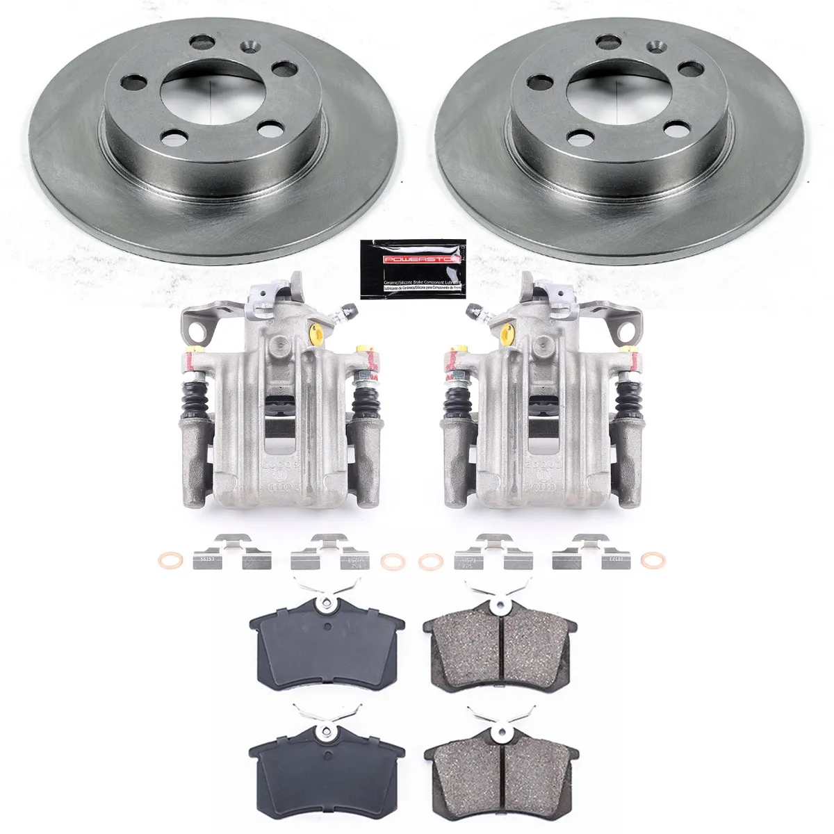 Z17 Direct Replacement Kit: Rotors; Ceramic Pads; Calipers product image