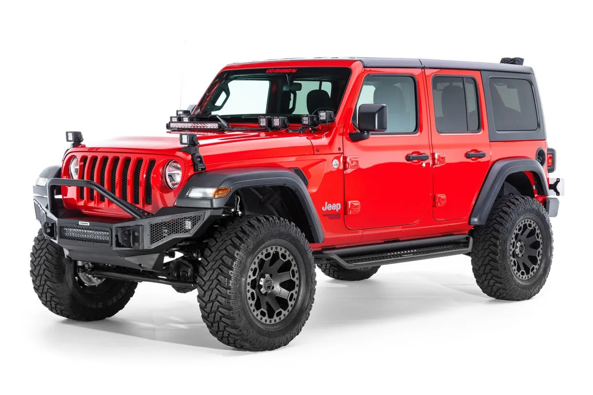 Go Rhino D14506T - Dominator Xtreme D1 SideSteps With Mounting Bracket Kit - Textured Black product image