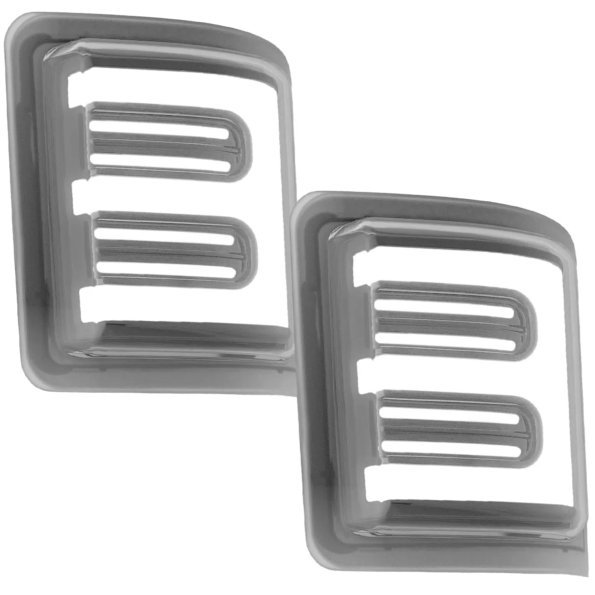 Ford 08-16 F250f350 Superduty Side Mirror Lenses 2-Piece Set w Ultra High-Power Amber Oled Running Lights Ultra High-Power Amber Scanning Oled Turn Signals - Smoked Lens product image