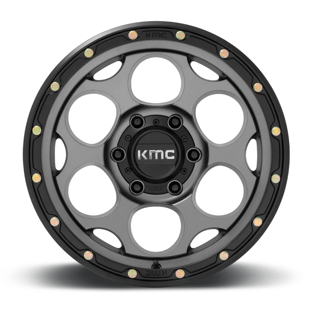 Dirty Harry 17x8.5 6x139.70 Satin Gray w/ Black Lip (0 Mm) product image