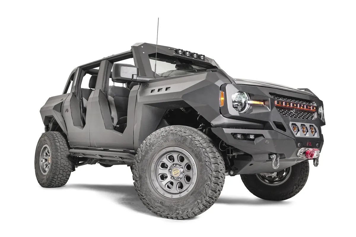21c Bronco 4 Door Front Fenders Matte Black product image