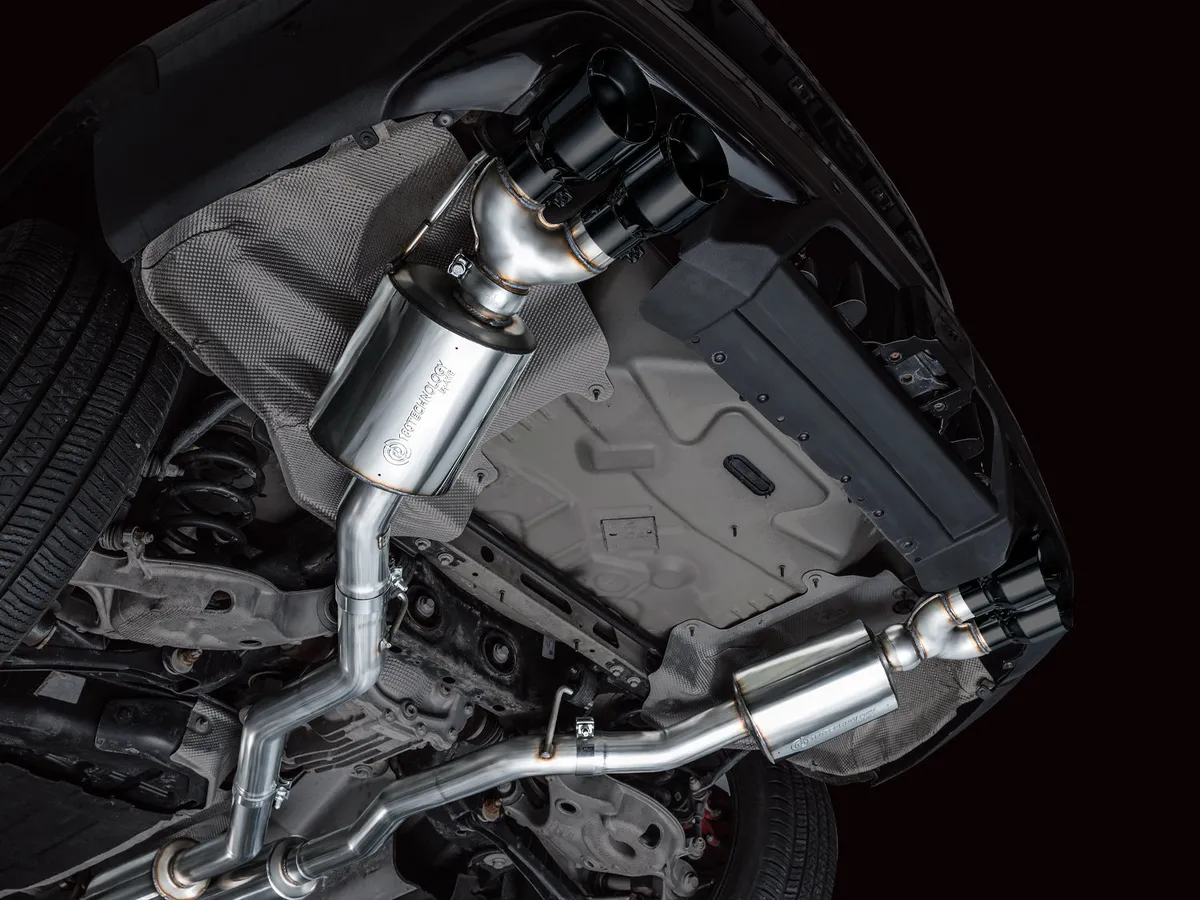 AWE Touring Edition Exhaust for Ford Explorer ST - Chrome Silver Tips product image