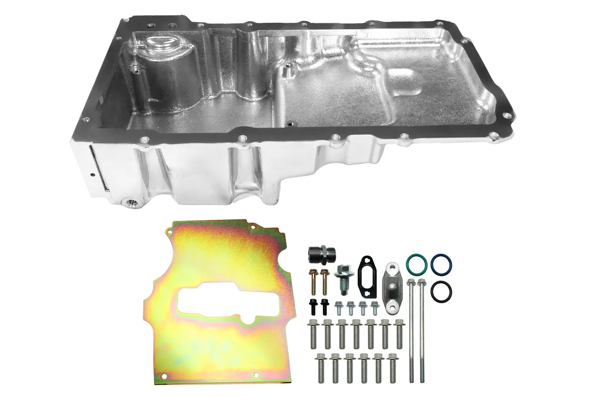 FiTech FiTech Plus, LS Swap Oil Pan, Medium Profile, Polished, 6.25L w/Filter Capacity product image