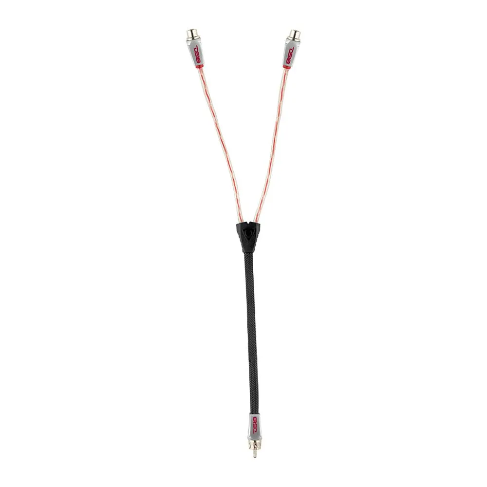 Level 3 Rca 100% Copper Ofc y Connector 2 Female to 1 Male - Black - Red product image