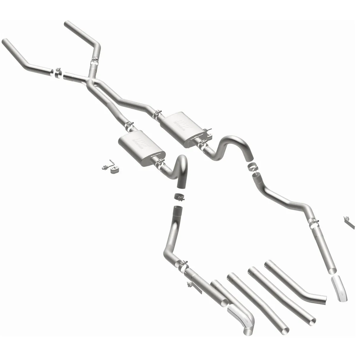 MagnaFlow Exhaust Products 15893 Street Series Stainless Crossmember-Back System product image