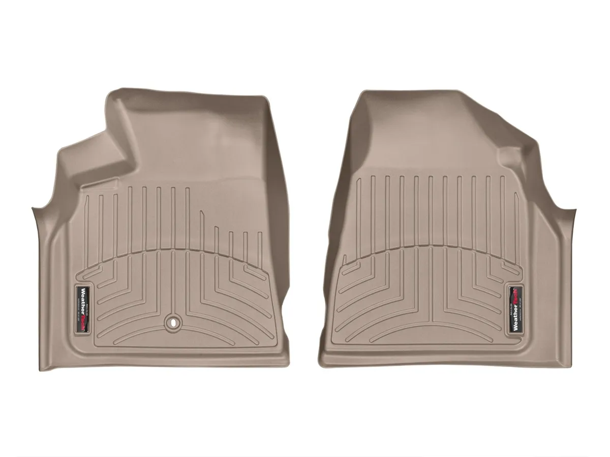 Weathertech 2008 + GMC Acadia Tan Front FloorLiner / 2008 + Buick Enclave Tan Front FloorLiner / 2008 + Chevrolet Traverse Tan Front FloorLiner