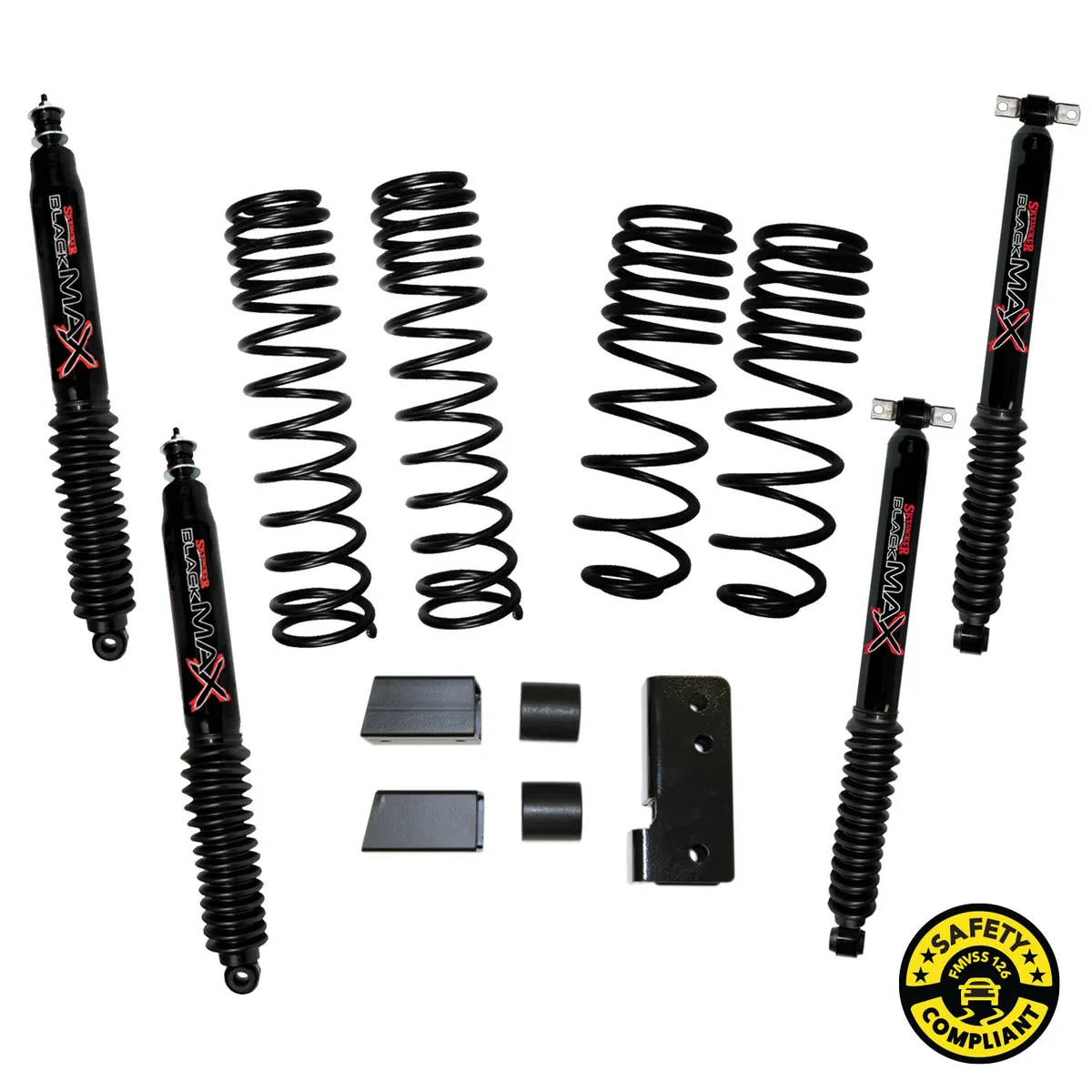 Skyjacker 22.5inch Dual Rate Long Travel Lift Kit With Black Max Shocks