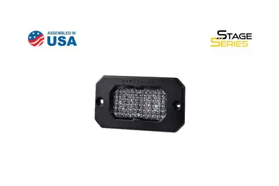 Diode Dynamics Diode Dynamics Ssc2 2in Pro Flush Mount LED Flood Pod, Rbl
