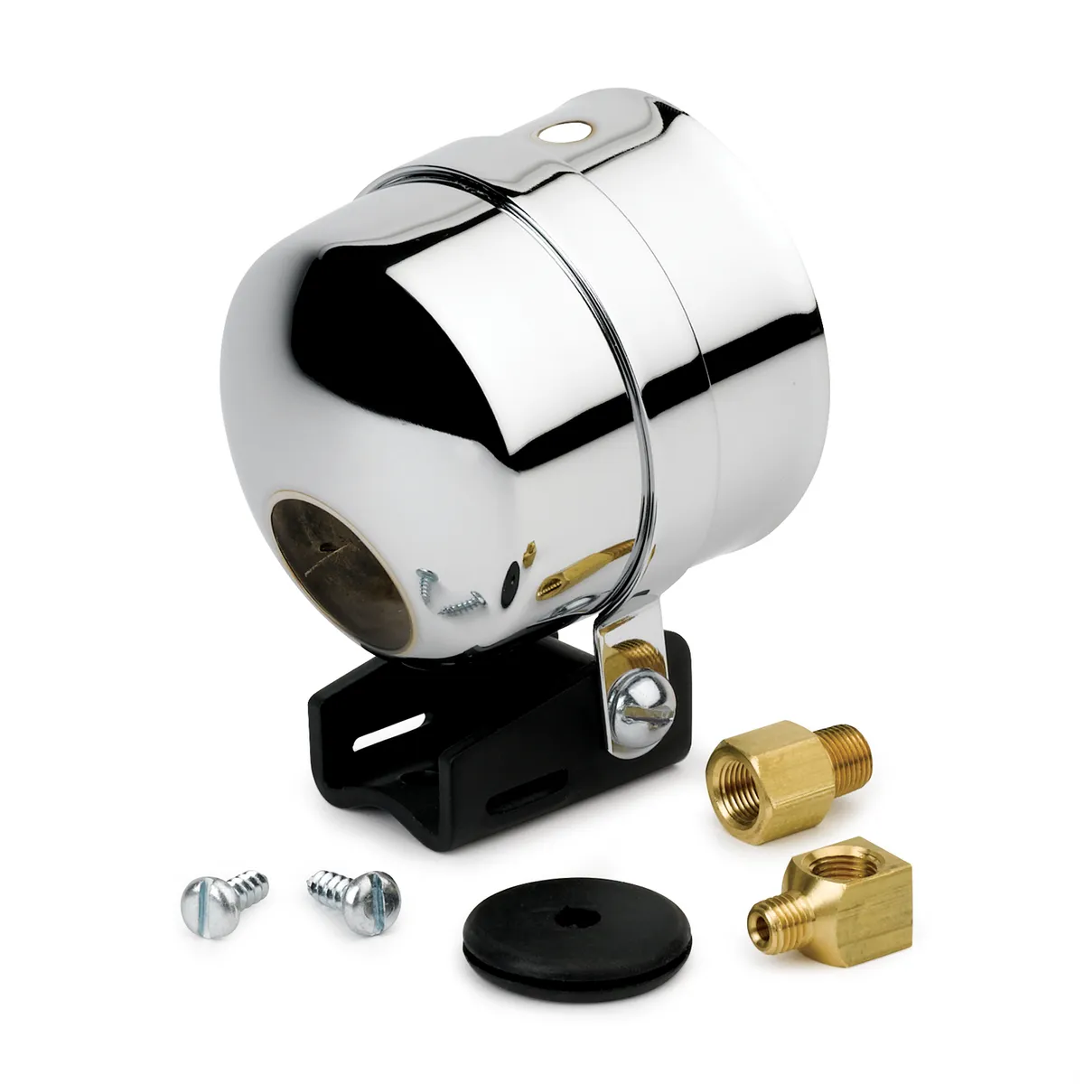 Gauge Mount, 2 5/8", Pedestal w/ Chrome Cup, For Liquid Filled Mech. Gauge product image