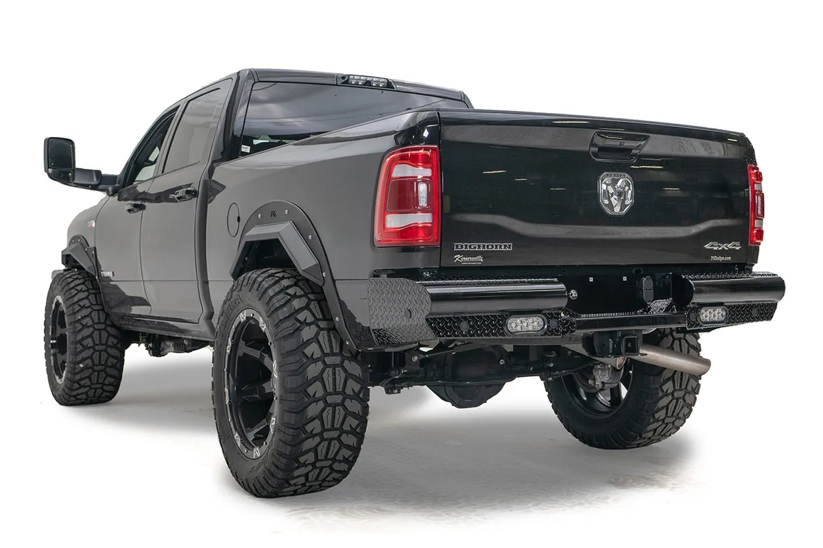 19-C RAM 25003500 New Body Style Black Steel Rear Bumper product image