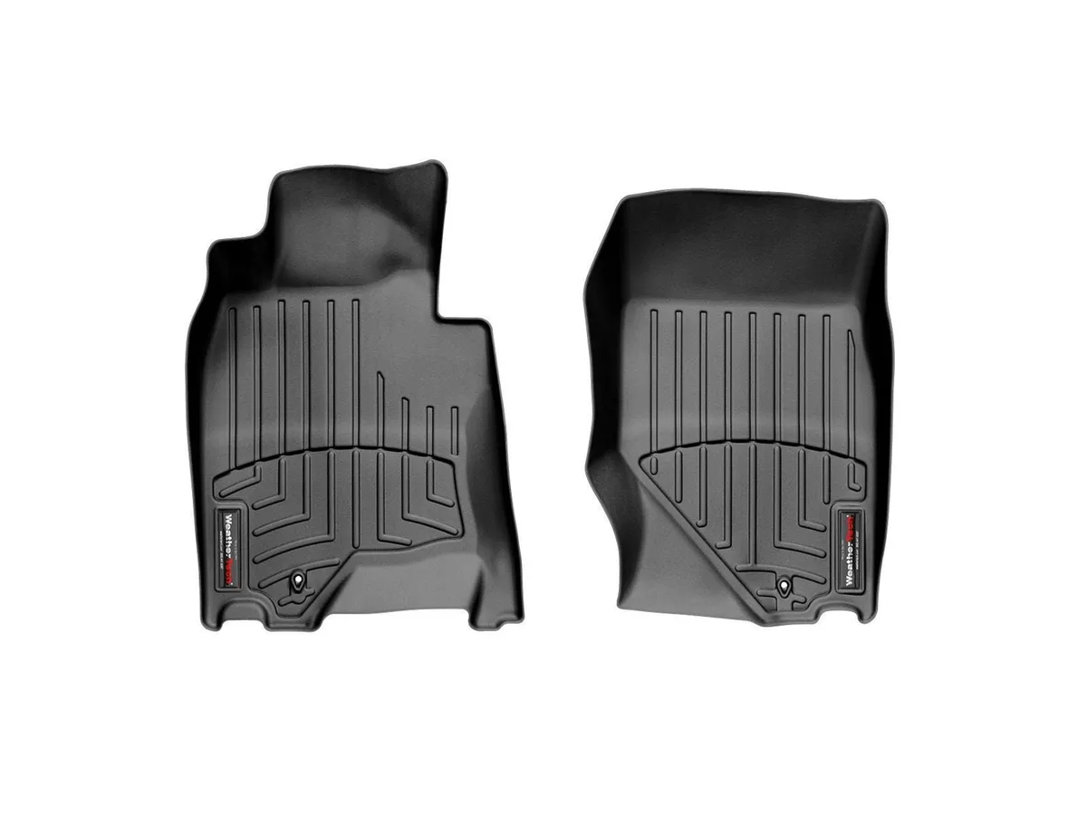 Weathertech 2007 + Infiniti G35 Black Front FloorLiner Fits vehicles with one retention device on the drivers side / 2008 + Infiniti G37 Black Front FloorLiner