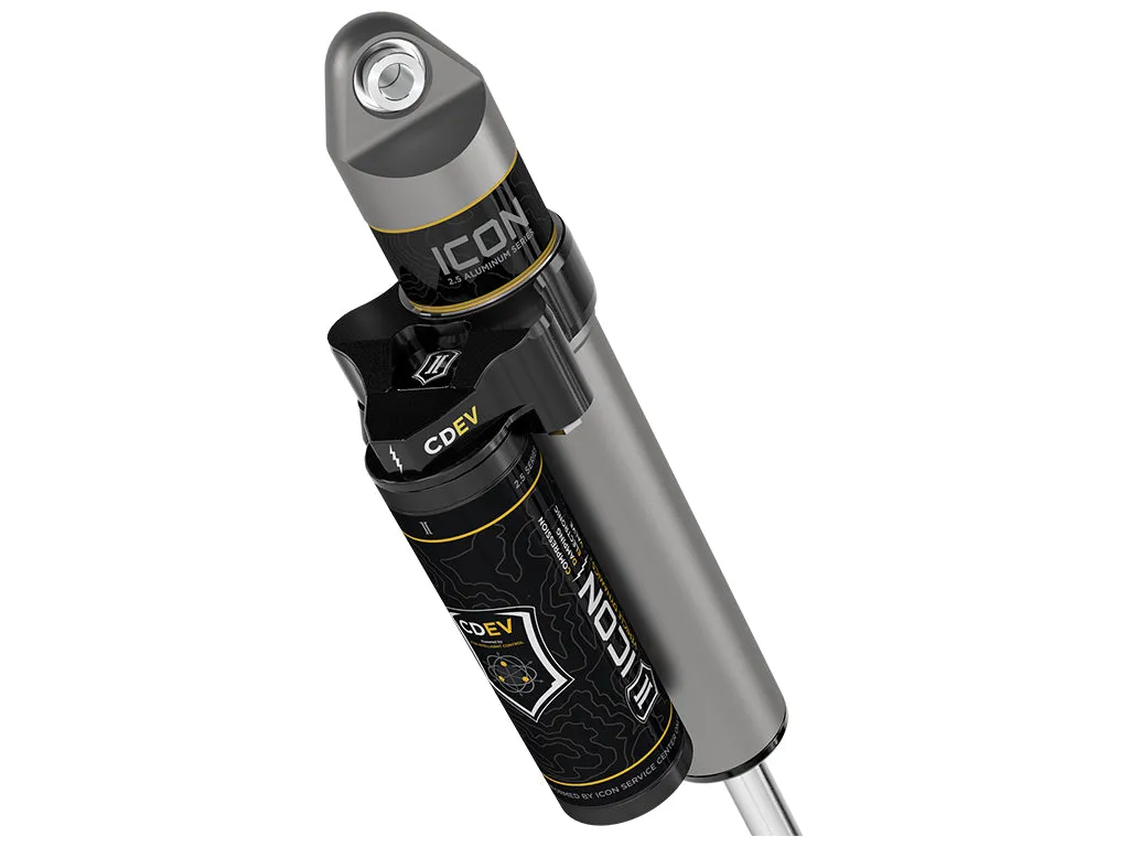 Icon 2023-2026 Gmc Canyon/Chevrolet Colorado, 0-1” Lift, Rear, V.s. 2.5 Aluminum Series Shock Absorbers, Piggyback Reservoir w/ Cdev, Pair product image