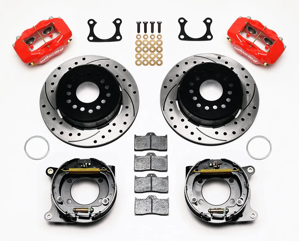 Wilwood FDLI PS P-B Kit Drilled-Red Big Ford 2.36in Offset product image