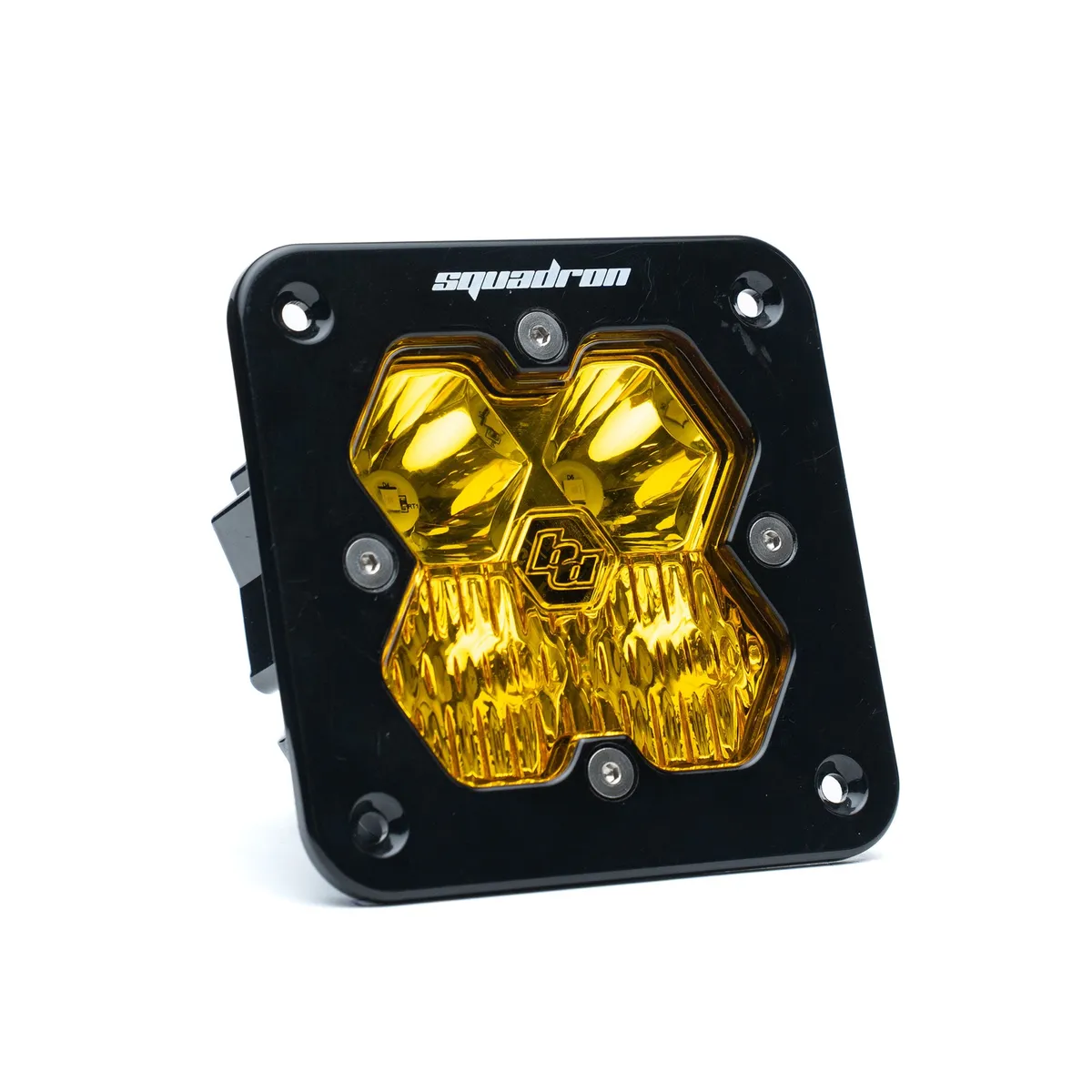 Squadron 2.0 Sport Black Flush Mount LED Auxiliary Light Pod Universal Clear Work/Scene Baja Designs product image