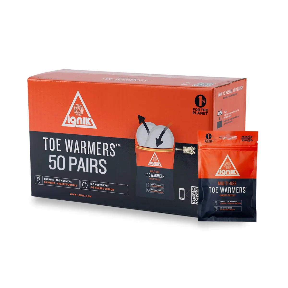 Toe Warmers 10 Pair Multi-pack product image