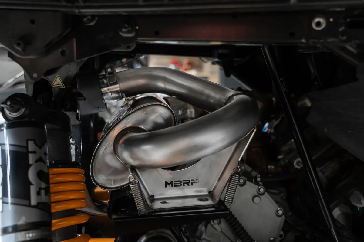 21-Up CAN-AM Commander 1000R/ Maverick Sport 1000R Single Slip-on Center Exit Performance Series MBRP product image