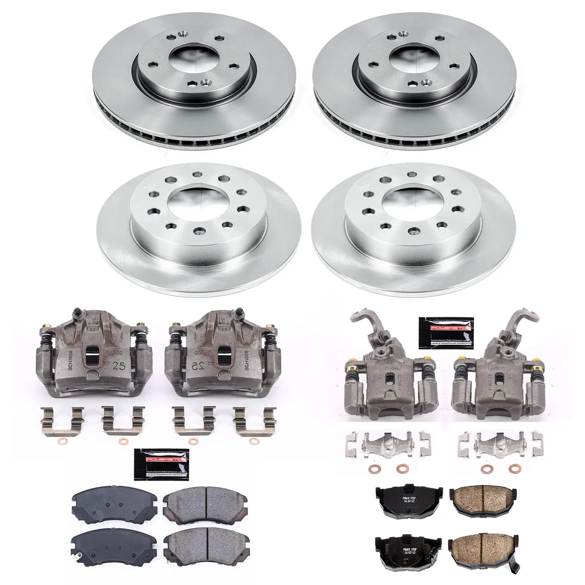 Z17 Direct Replacement Kit: Rotors; Ceramic Pads; Calipers product image