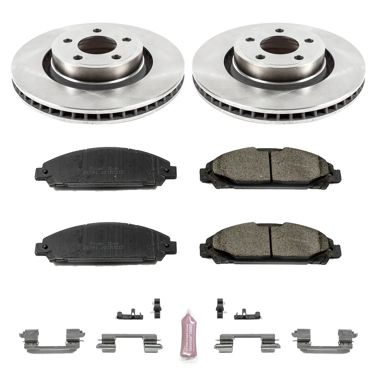 Z17 Direct Replacement Kit: Rotors; Ceramic Pads W/Hardware product image