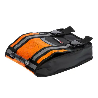 ARB ARB Compact Recovery Bag;orange And Black Topographic Styling;pvc Material;dual Internal Pockets;