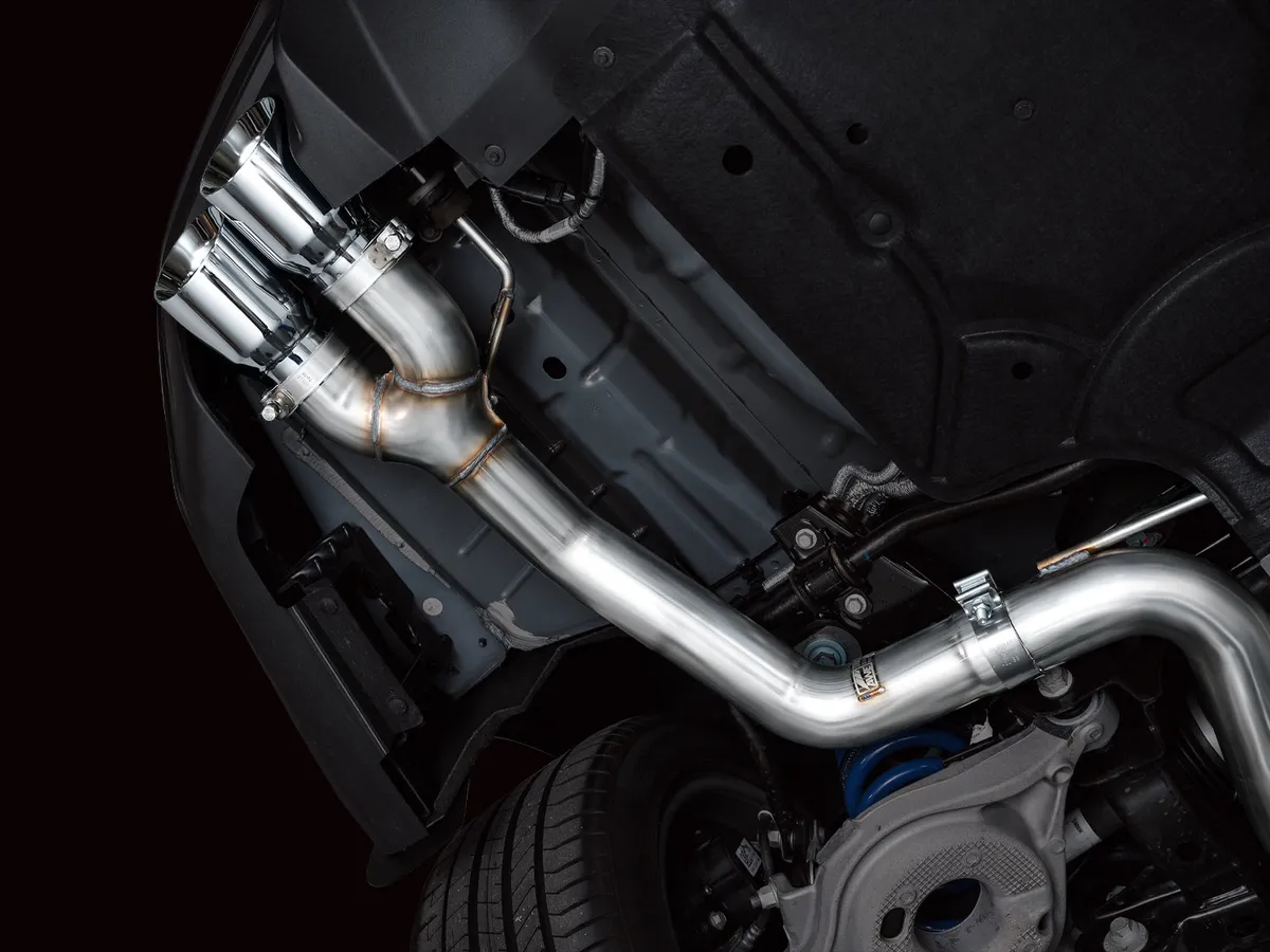 AWE SwitchPath™ Exhaust for S650 Ford Mustang GT Fastback - Quad Chrome Silver Tips product image
