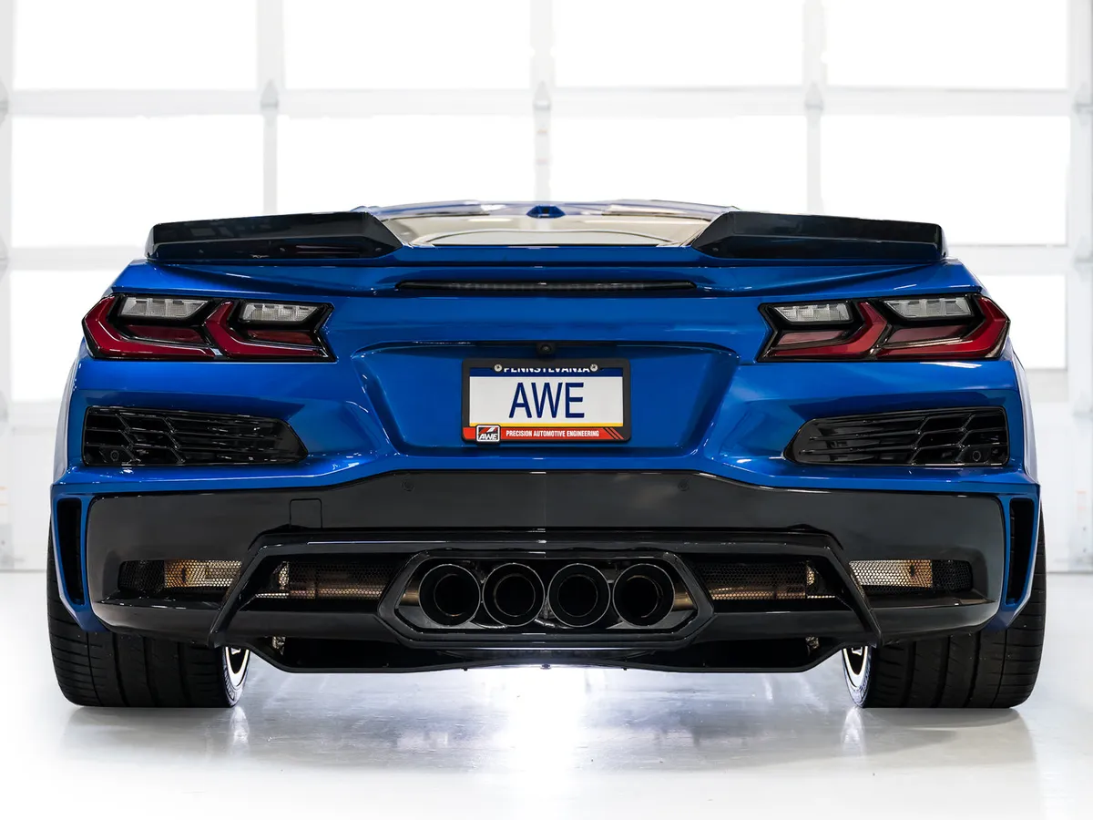 AWE SwitchPath Exhaust for C8 Corvette Z06 - Diamond Black Tips product image