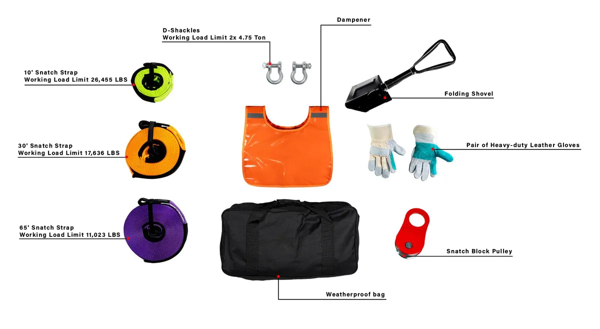 BulletProof Heavy Duty Recovery Kit BPRECOVERY product image