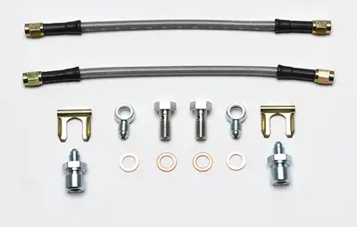 Wilwood Brakes Wilwood Flexline Kit D52 Caliper 10in w Banjo 10mm -38-24 Chassis