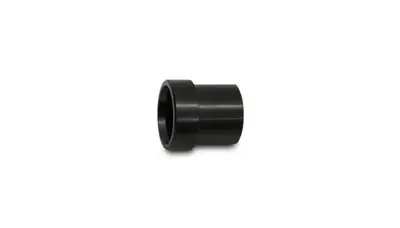 Vibrant Performance Tube Sleeve Adapter; -3AN; 0.1875 in. Matching Tube Size; 6061 Aluminum; Black Anodized;